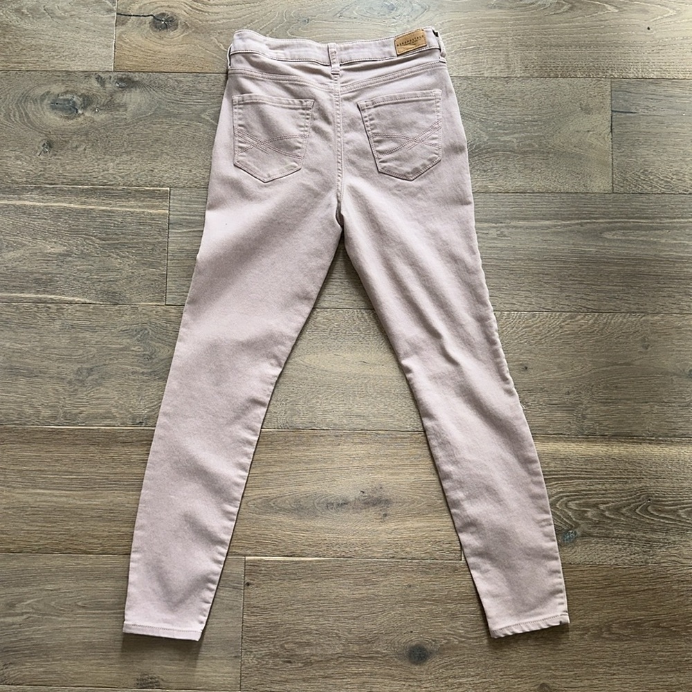 Aeropostale super soft high waisted jeggings in faded pinkish khaki - Picture 4 of 5